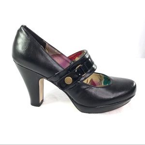 Madden Girl Mary Janes buckle black heels